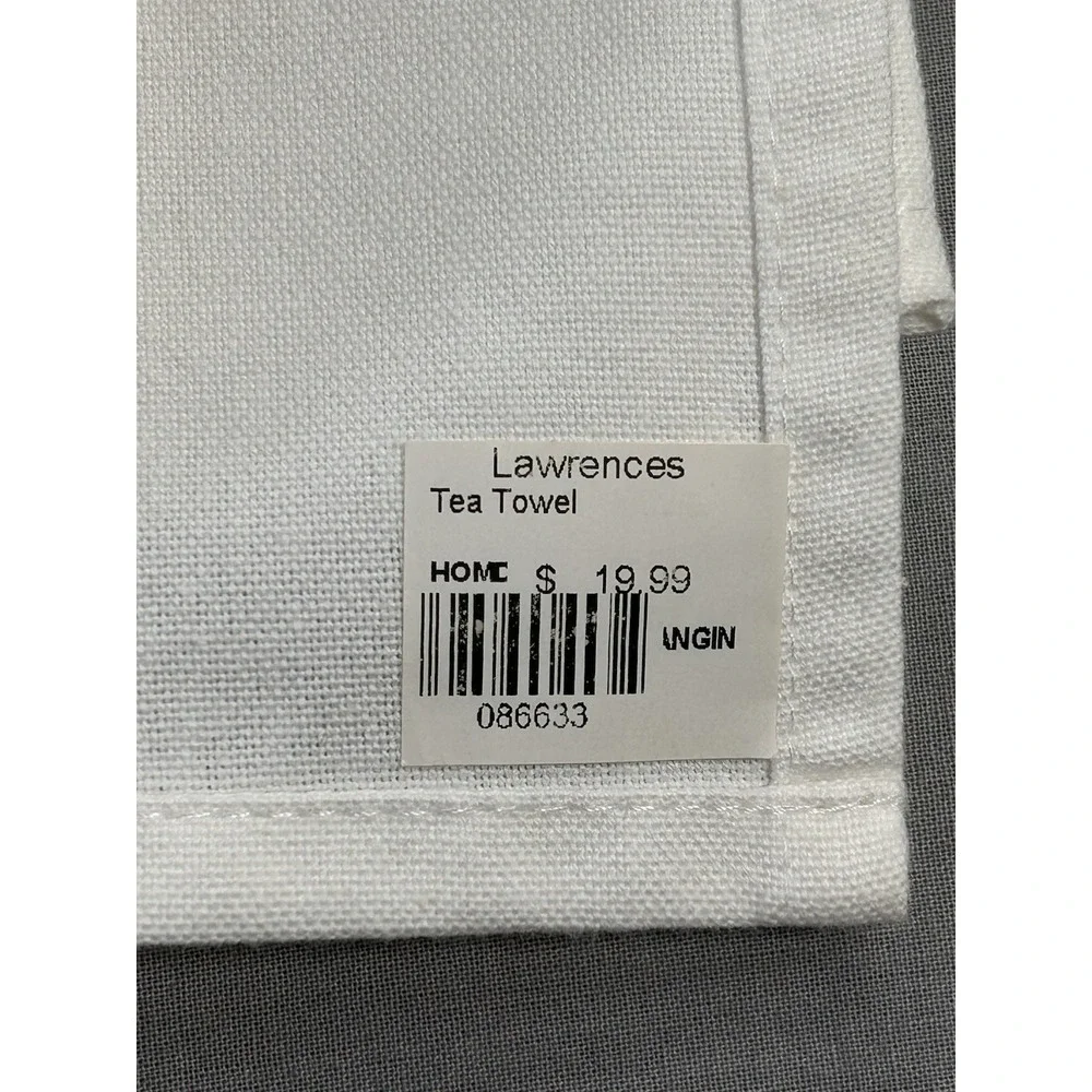 Lawrence's Tea Towel Embroidered O Holy Night NEW‎